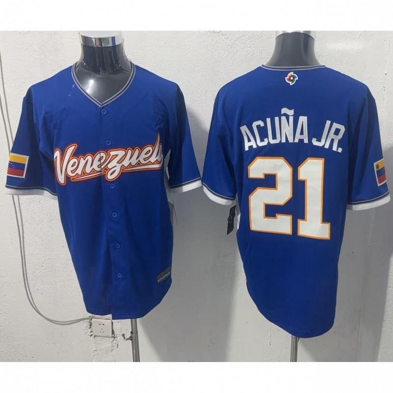 2026 World Cup Venezuela Baseball Jersey Men Women Team Sports Uniform