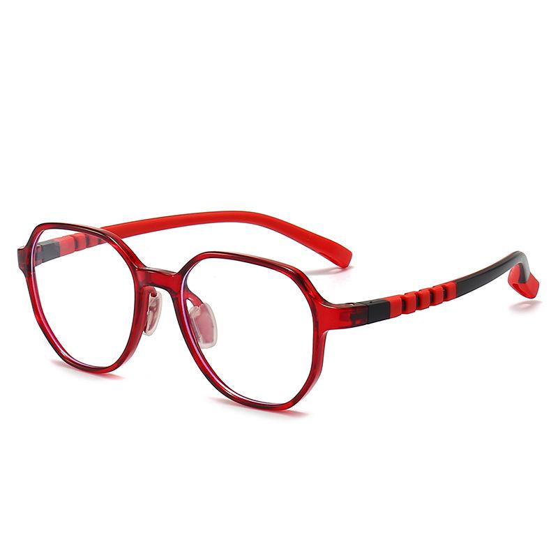 Children's Fashion Ultralight TR90 Two-Color Blue Light Blocking Prescription Eyeglass Frames