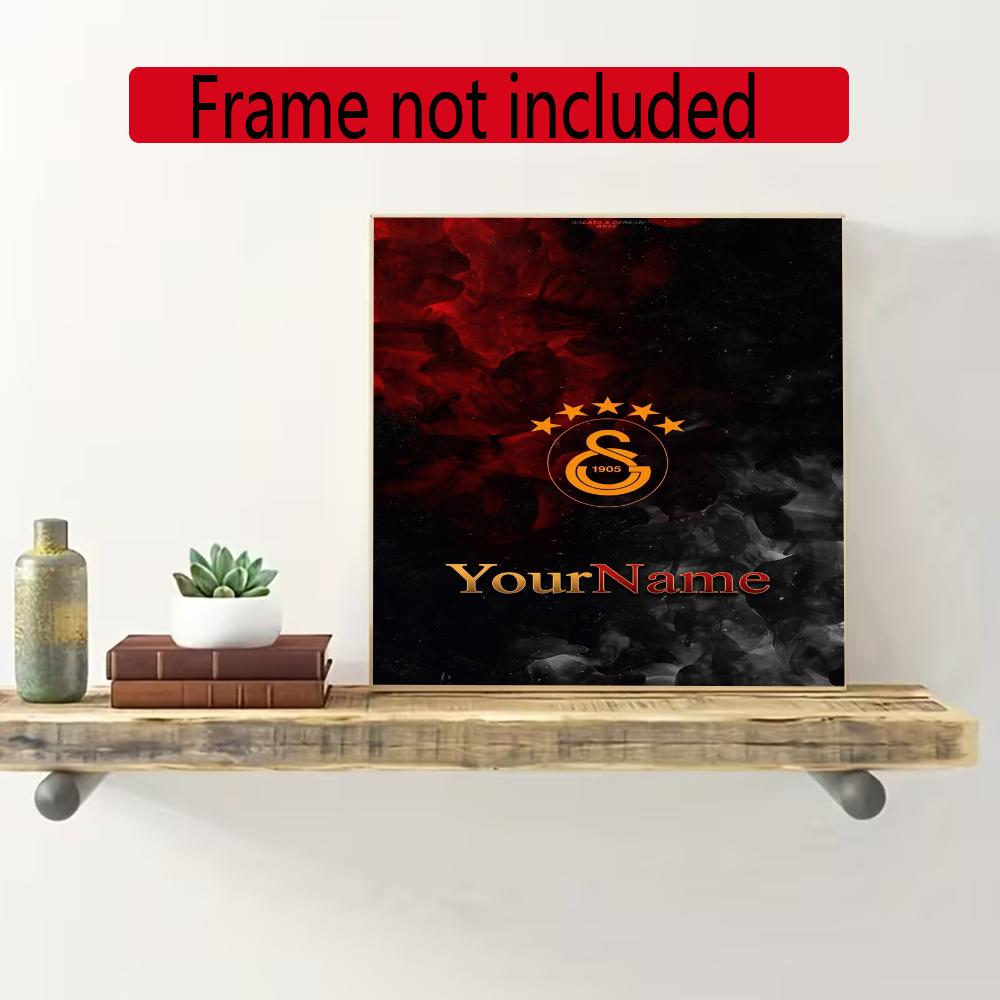 Galatasaray Personalized Name Diamond Paintings Mosaic Wall Round Diamond Art Painting Kits Embroidery Crystal Accessories Frameless