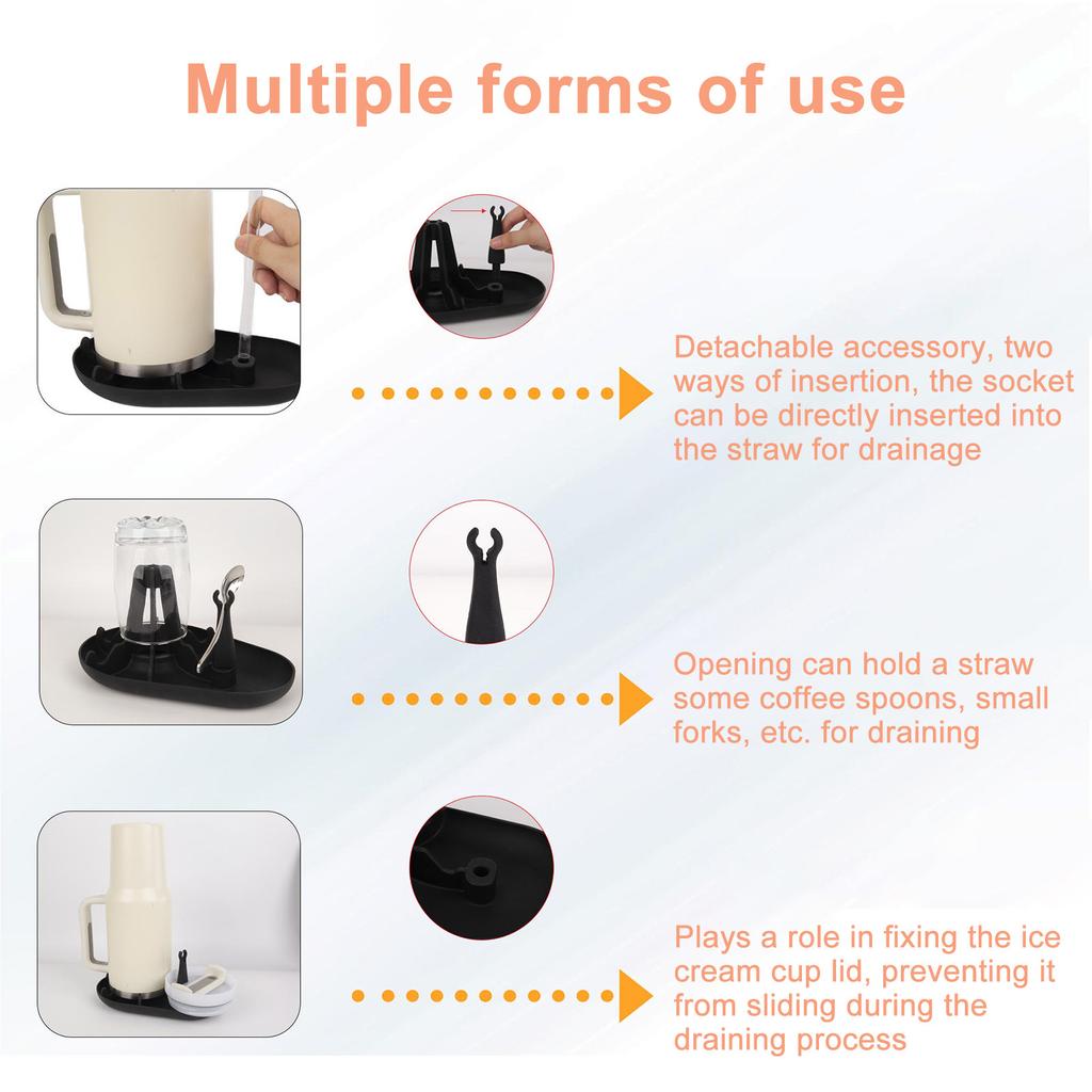 Silikonový kalíšek Excrete, Stojan na sušení, Multifunkční stojan na sušení, Příslušenství ke hrnkům, Příslušenství k stojanu na kelímky