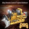 2.4G Nine-Channel Remote-Control Tracked Bulldozer 1:24 Alloy Engineering Toy Model