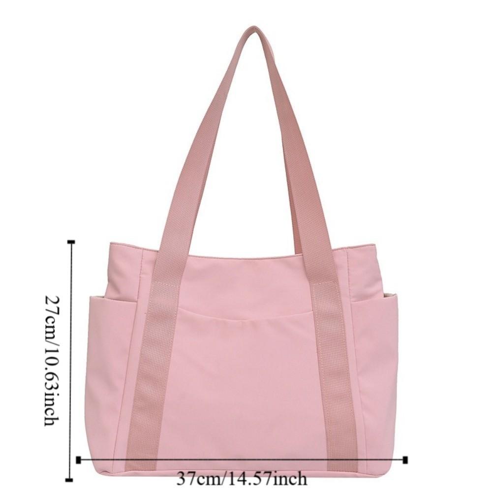 Jednokolorowa Torba na Ramię Duża Pojemność Torba Podróżna Wytrzymała Damska Torba Tote Podróż