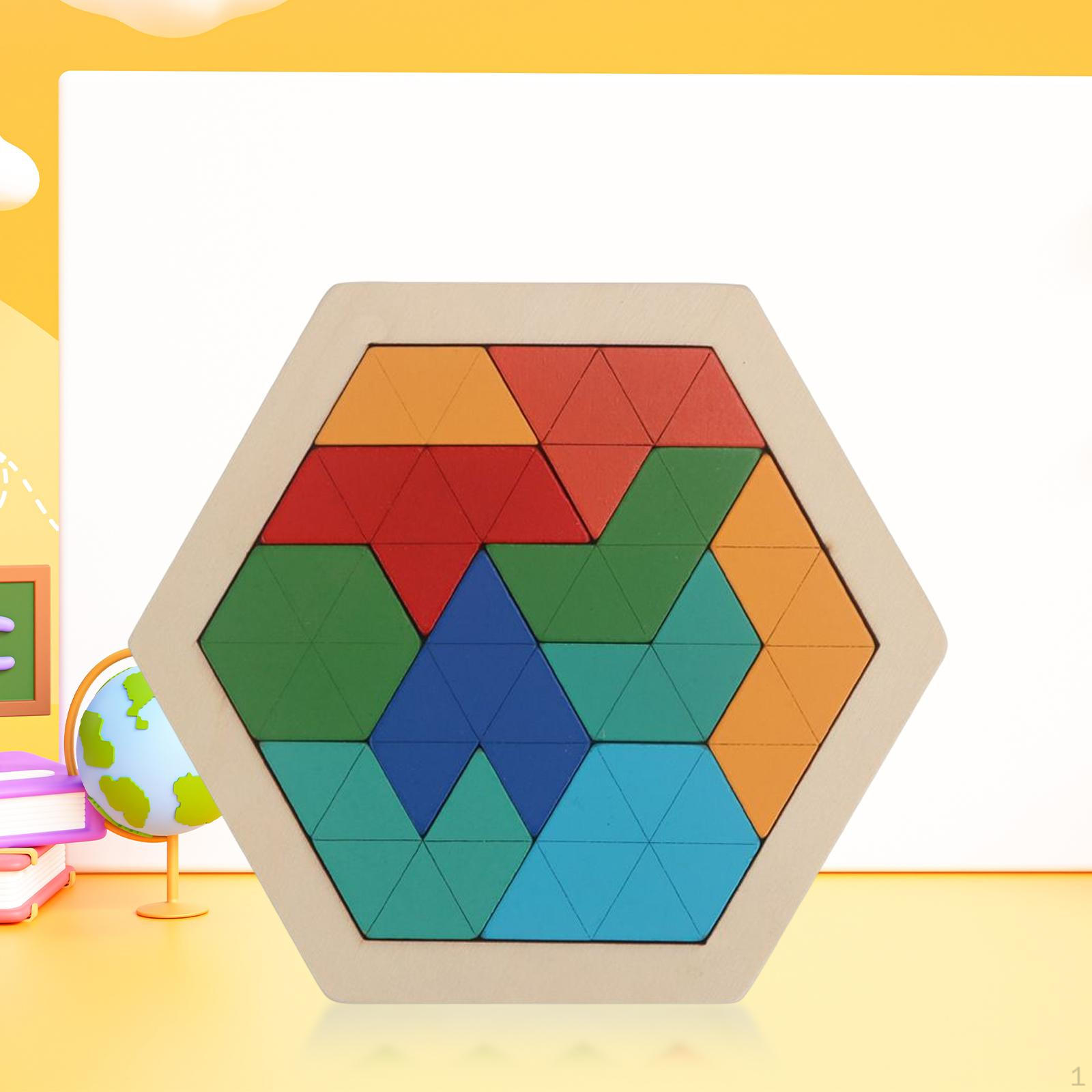 

Educational puzzles Blocks, logical Game ,Colorful Wood Brain Teasers Toy, for Creativity Style B