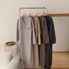 Retro long fake two-piece sweater long-sleeved dress loose and lazy style thin versatile pullover sweater women