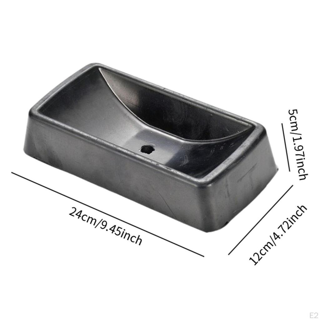 Chock Jack Caster Dock Reinforced Rubber Premium Practical Automotive Accessories Single Wheel