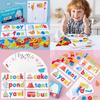 Words Spell Wooden Puzzle For Kids Early Education Cognitive Toy Stimulating