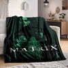 1pc The Matrix Flannel Throw Blanket - HD Printed Lightweight Soft Warm All-Season Blanket for Sofa, Bed, Travel, Camping 045