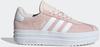 Women's Beige Adidas VL Court Bold Sneakers