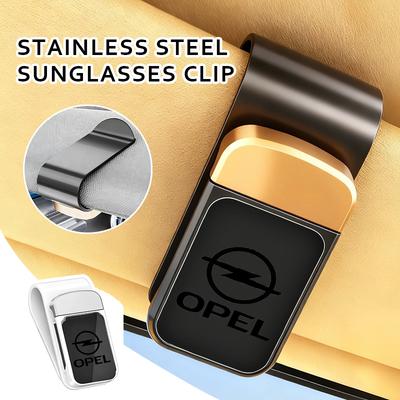 For Fashion Car Glasses Holder Clip-Durable Sun Visor Auto Interior Accessories ADAM ASTRA J K CORSA E INSIGNIA MOKKA VIVA