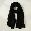 Wool Scarf New Autumn and Winter Solid Color Scarf Medium Long Style Fashionable Shawl Scarf for Women