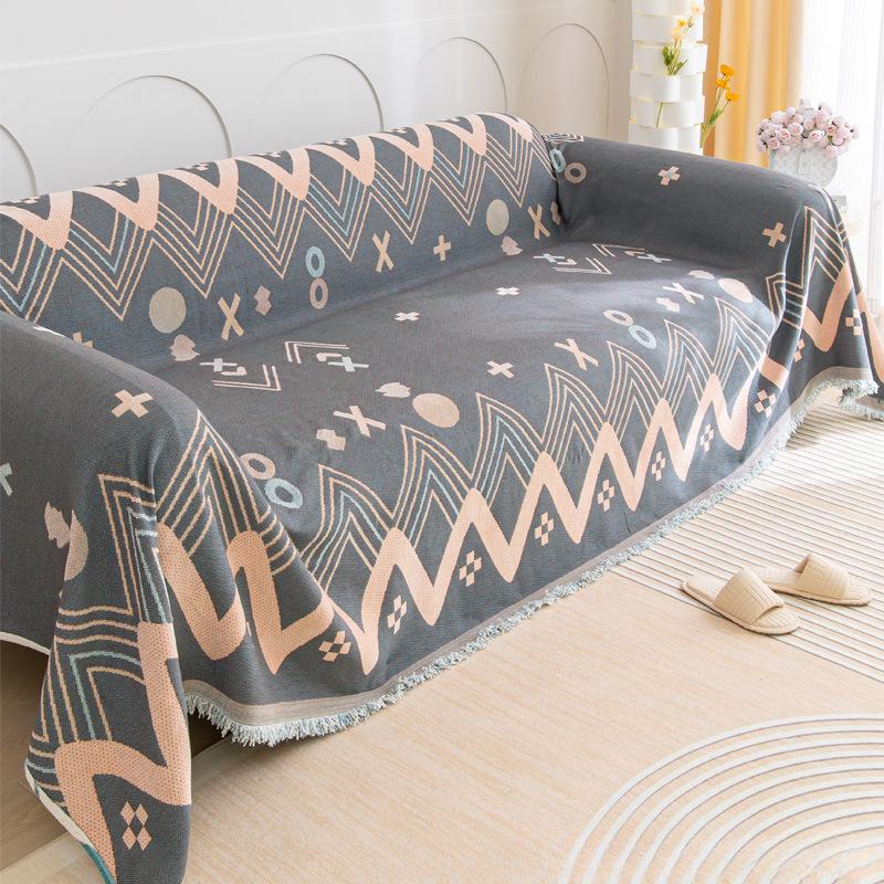 

Универсальное полотенце для дивана Four Seasons, Полотенце для диванной подушки, Ткань для чехла для дивана из синели, Универсальный противоскользящий чехол для дивана, Защита от царапин 180*230cm