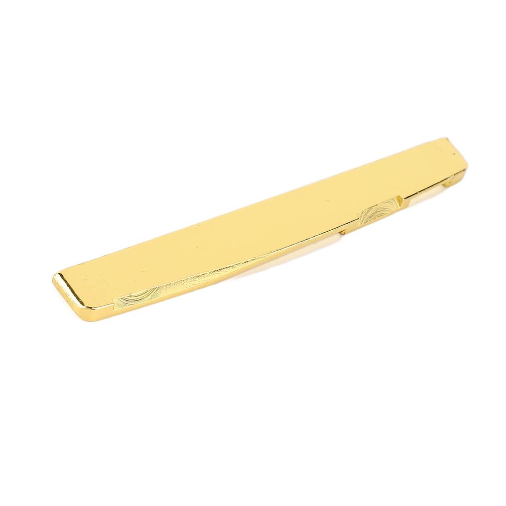 Acoustic Guitar Saddle Bridge Replacement Brass Metal Musical Instrument Accessories GL224 (1Pc)