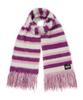 IUGAMAKARAS Striped Hairy Bold Muffler (Magenta)