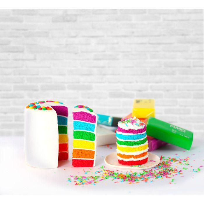 Mallette de création Rainbow Cake Fimo et accessoires