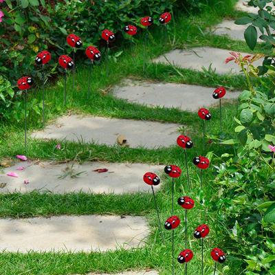 10PCS Plastic Solar Powered Flying Butterfly Bird Sunflower Yard Garden Stake Ornament Decor Butterflies Hummingbird Garden