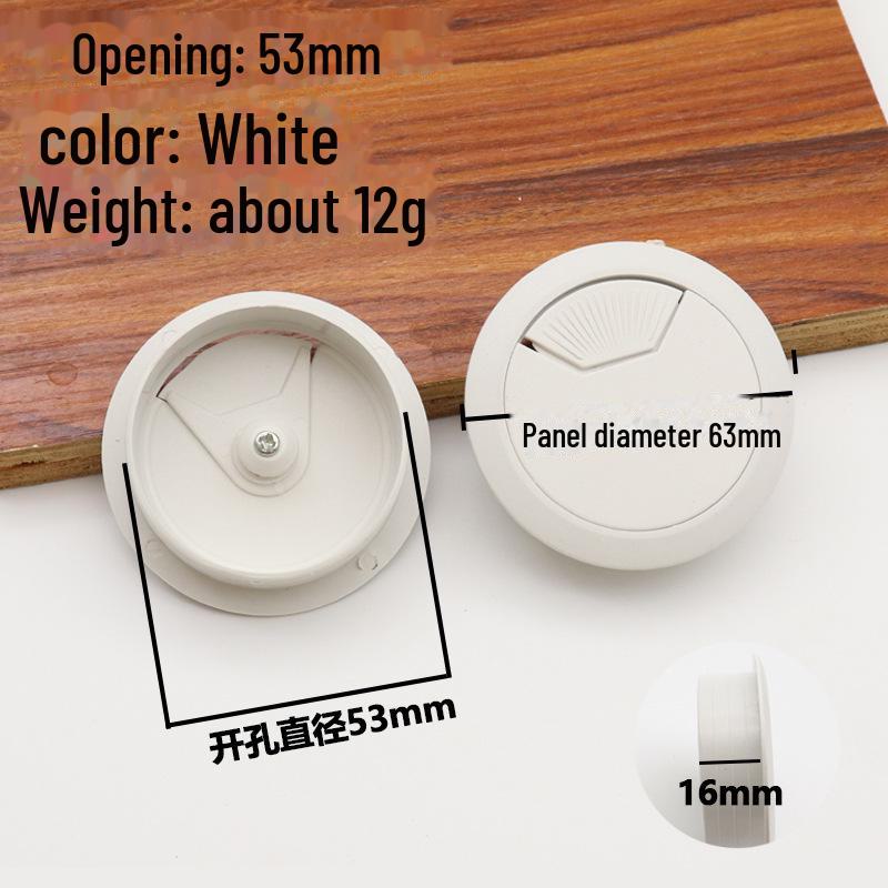 Desktop Cable Management Hole Cover - Decorative Round Sealing Ring