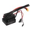 S3670 2650KV RC Brushless Motor Waterproof with 120A Brushless ESC XT60 Plug Dual Fan Motor Heat Sink Set for 1/8 RC Crawler
