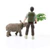 Schleich Wildlife Ranger and Indian Rhinoceros Starter Set Figure 42428