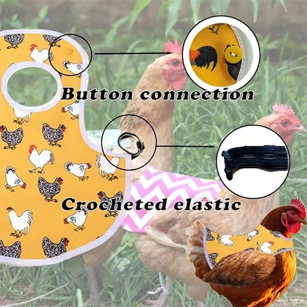 Protective Poultry Back Protector Washable Chicken Saddle Apron Practical Hen Apron  Chicken Coop