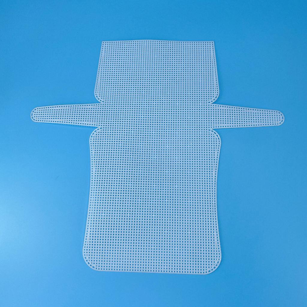 Mesh Plastic Canvas Sheets Bag Making Special-shaped Clear Grid Shaping Sheets S