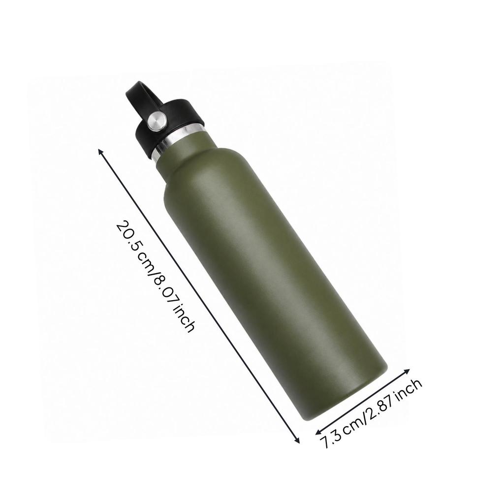 Insulated Water Bottle with Loop Cap Safe Materials for Gym