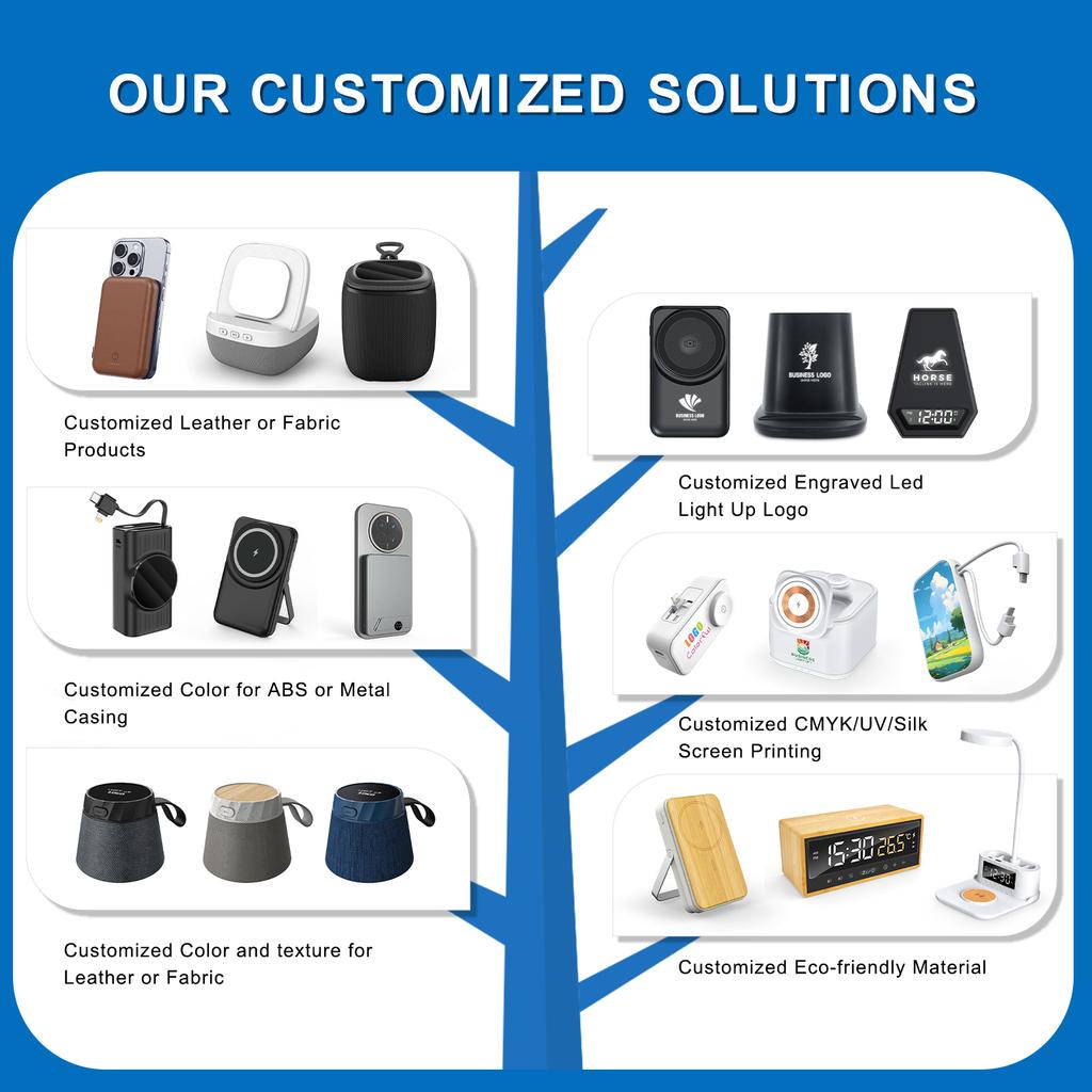 High-quality Desk 3 in 1 Wireless Charger With Lamp Organizer Alarm Clock Fast Charging Station Wireless Charger