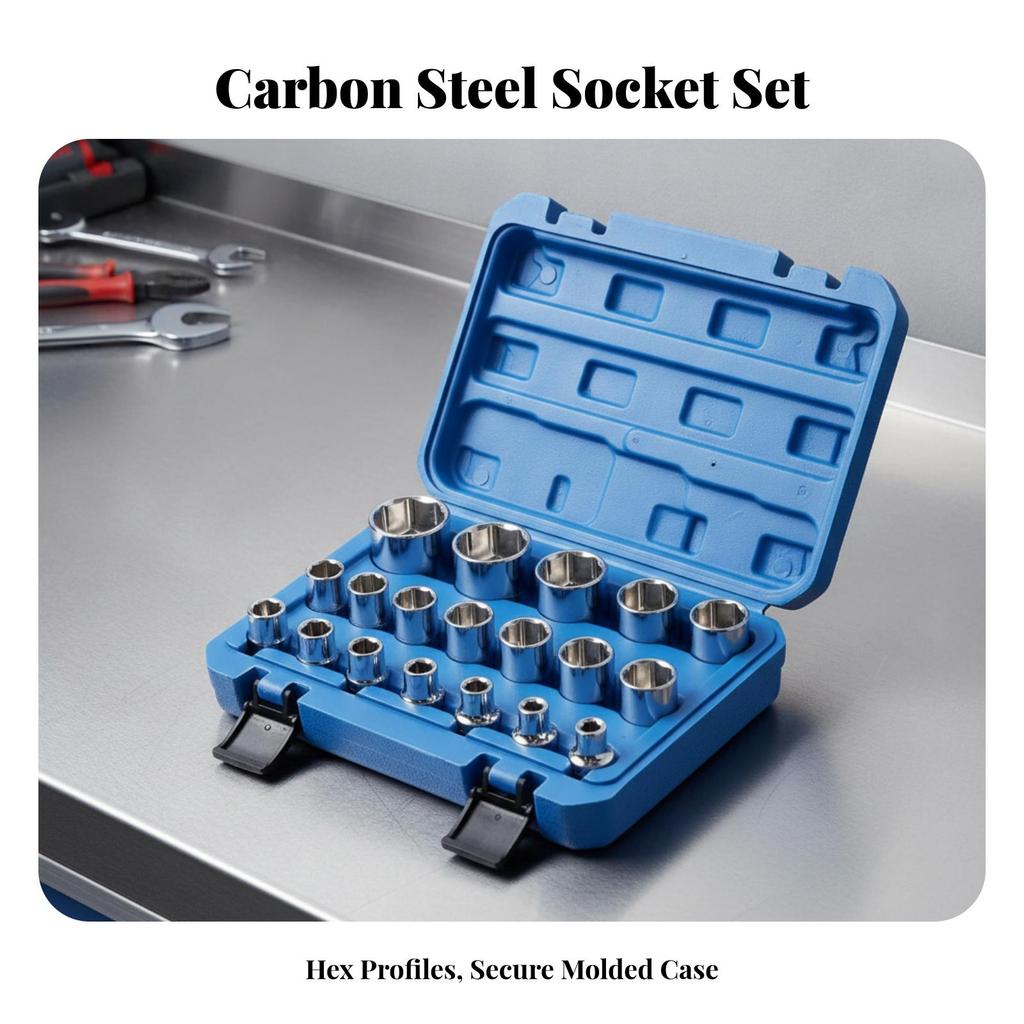 Hex Socket Set Sturdy Tool Hardened for Auto Repair