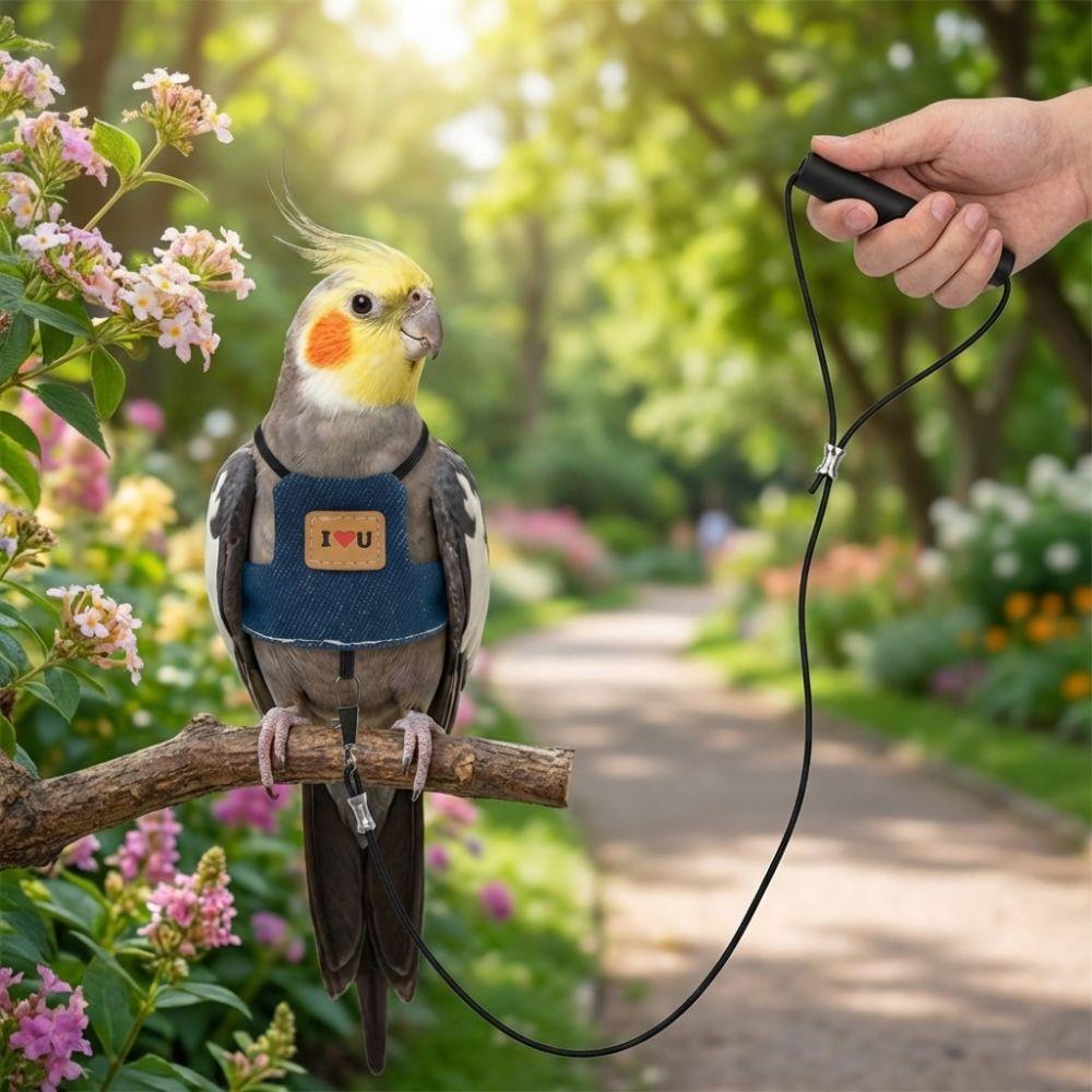 Escape-Proof Parrot Flying Clothes Adjustable Bird Training Gear  Outdoor Carrying