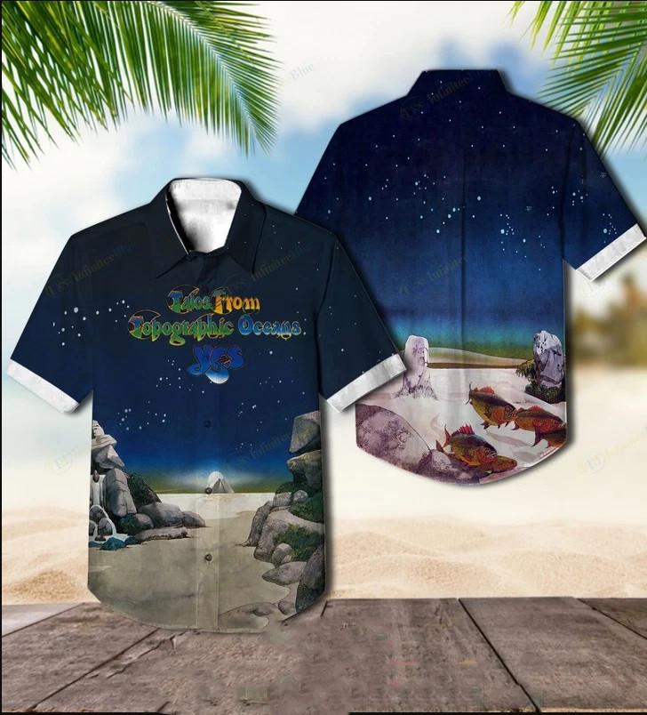 

Yes Band Tales From Topographic Oceans Hawaiian Shirt A603 XL