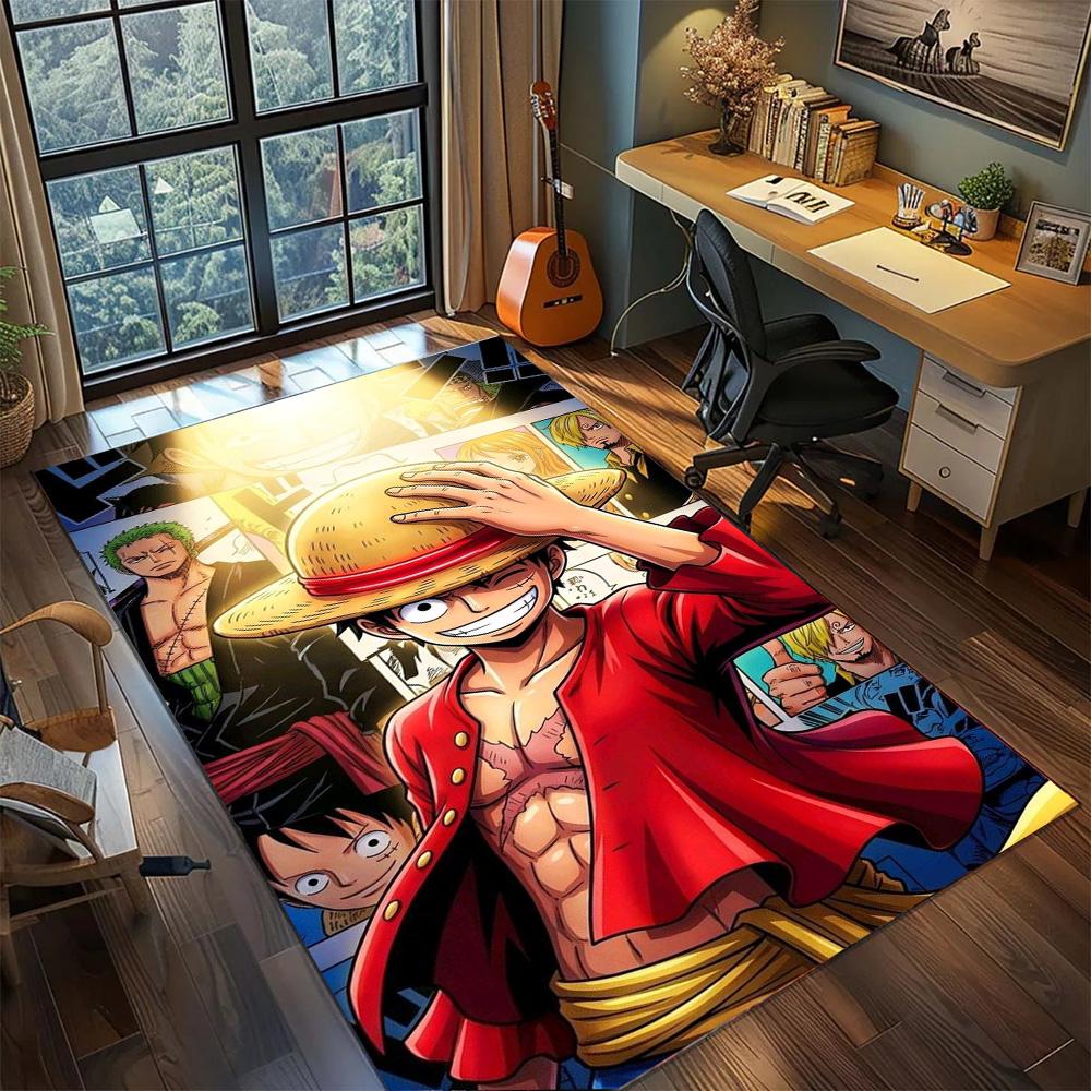 One Piece!Rug Carpet Large Area Rug Non Slip Washable Floor Mat Gamer Room Bedroom Home Decor