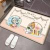 Cartoon Cat Non-Slip Absorbent Quick-Dry Bathroom Mat
