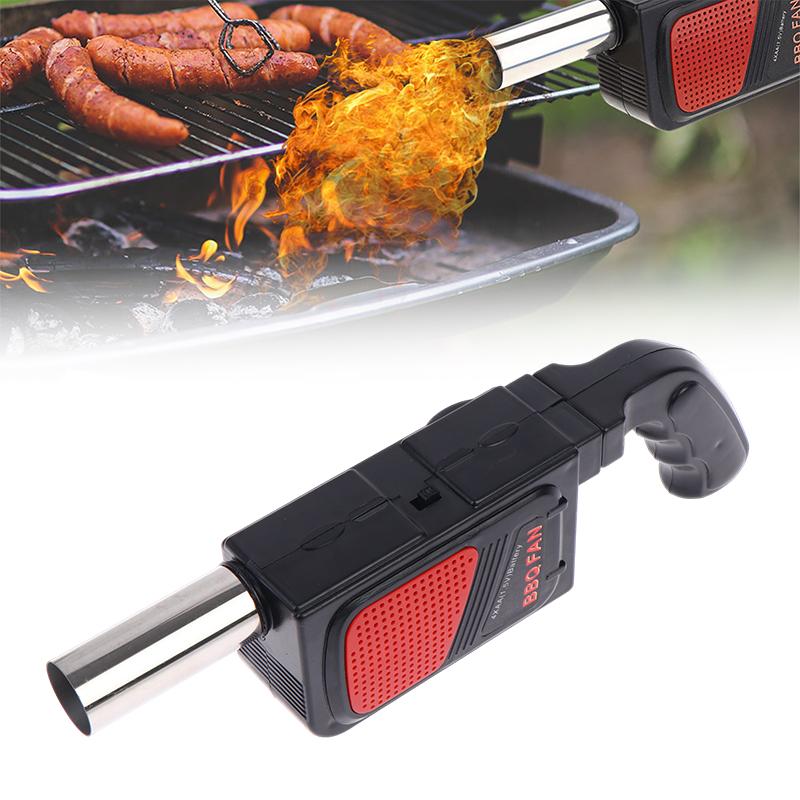 Handheld Electric Bbq Fan Air Blower Portable For Outdoor Camping Barbecue Picnic Cooking Tool Bakery Grill Accessories