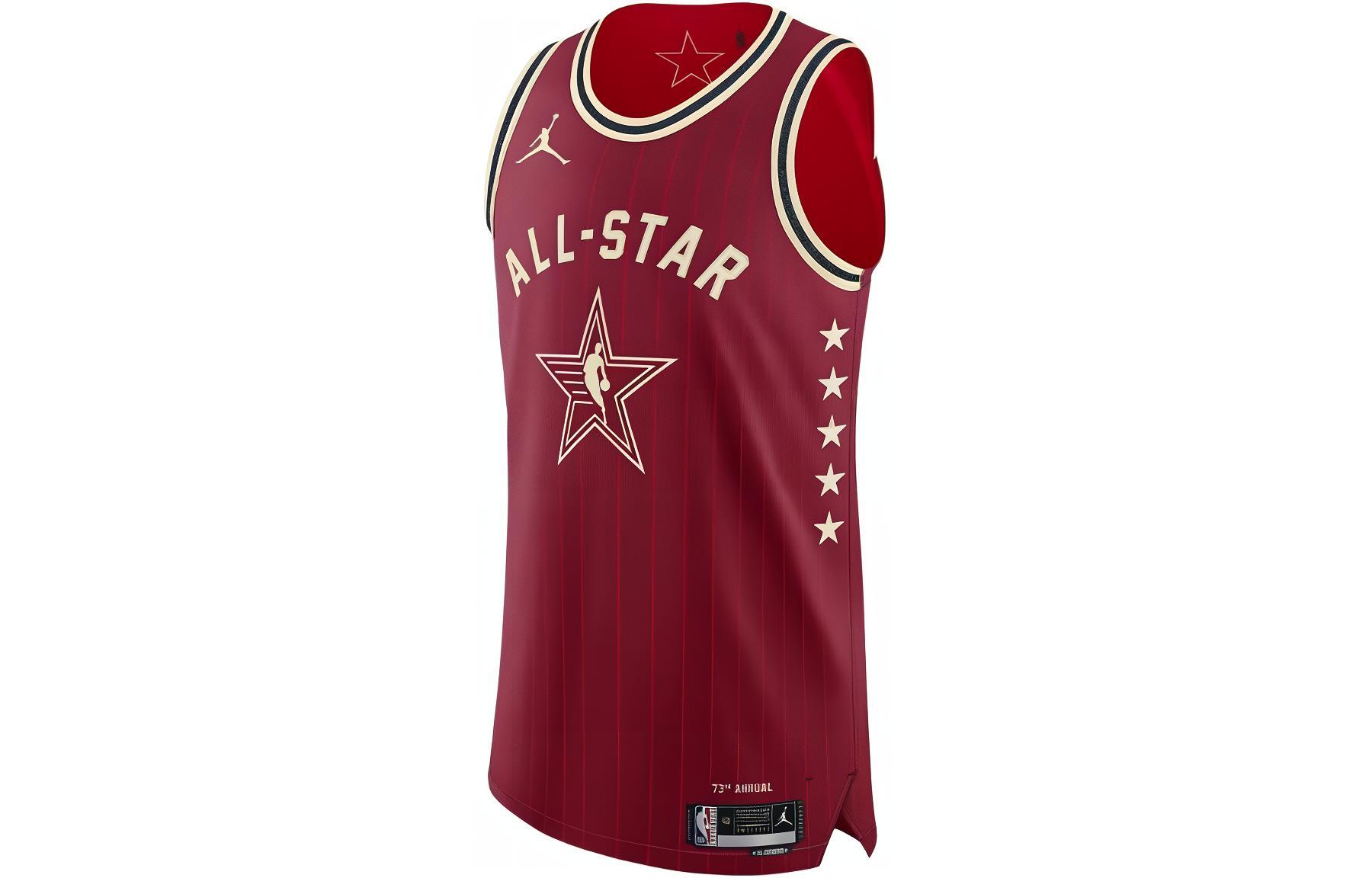 Maillot de Basketball Jordan 2023 All Stars Unisexe Rouge 3XL