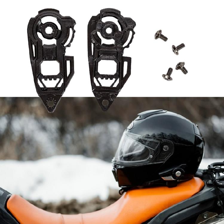 1 Pair Face Shield Windshield Visors Base Motorbike Helmets Accessory for JK 316 AIS 607 Helmets Visors Gear Base Plate