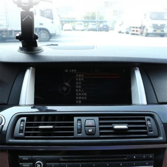 Car Navigation Frame Decorative Cover Stickers Trim For BMW 5 Series F10 2014-17