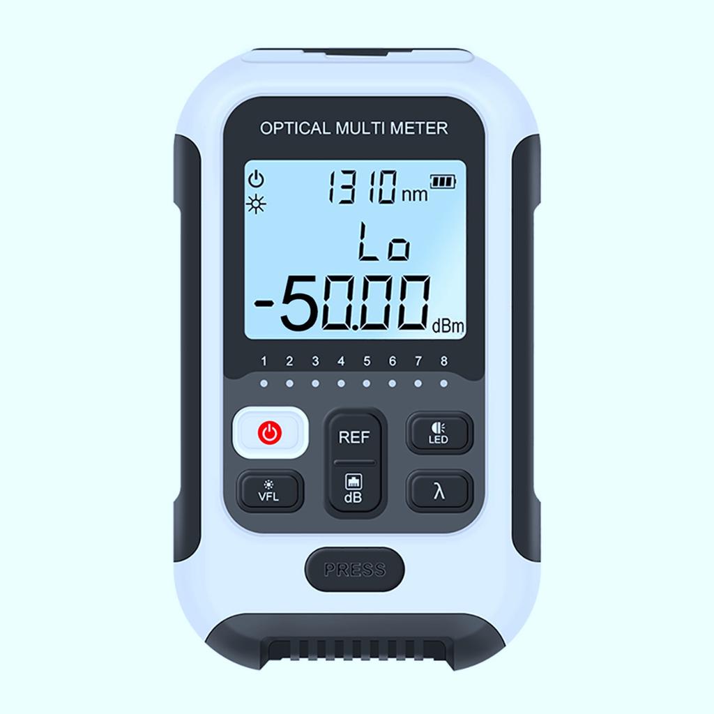Multifunctional Optical Power Meter White Sensitive Fiber Tester for Communication Engineering