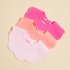 New children's products baby candy color gauze lace bib saliva bib baby saliva towel