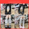 Lolita Black Lace Trim Knee Socks With Frictionresistant Nylon For Summer Fashion