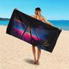 Tropical Neon Palm Beach Towel Unisex Lightweight Absorbent for Swimming Pool Yoga Diving Bath Travel Gift Multiple Sizes