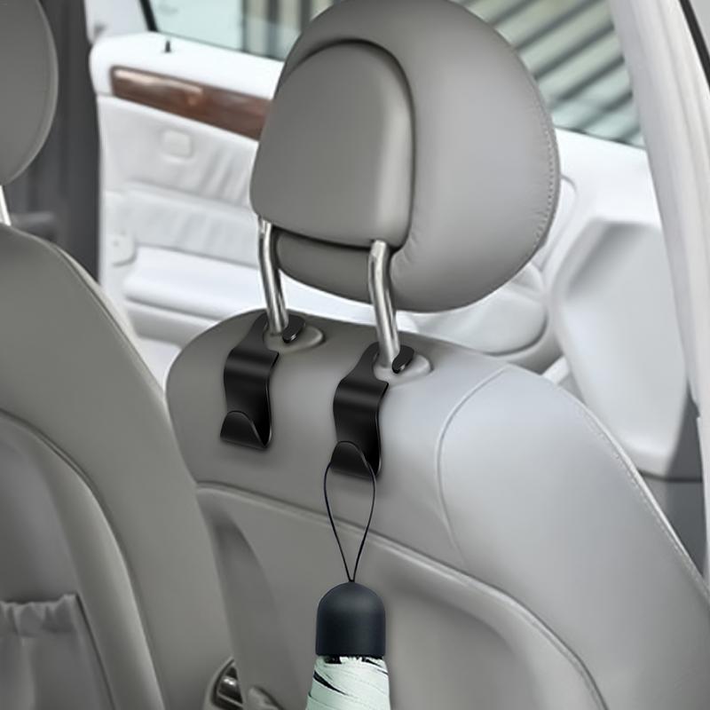 Car Bag Hooks Car Organizers And Storage Car Seat Headrest Back Hook 10X Hook For Car Accessories Purse Backpacks Grocery Bags