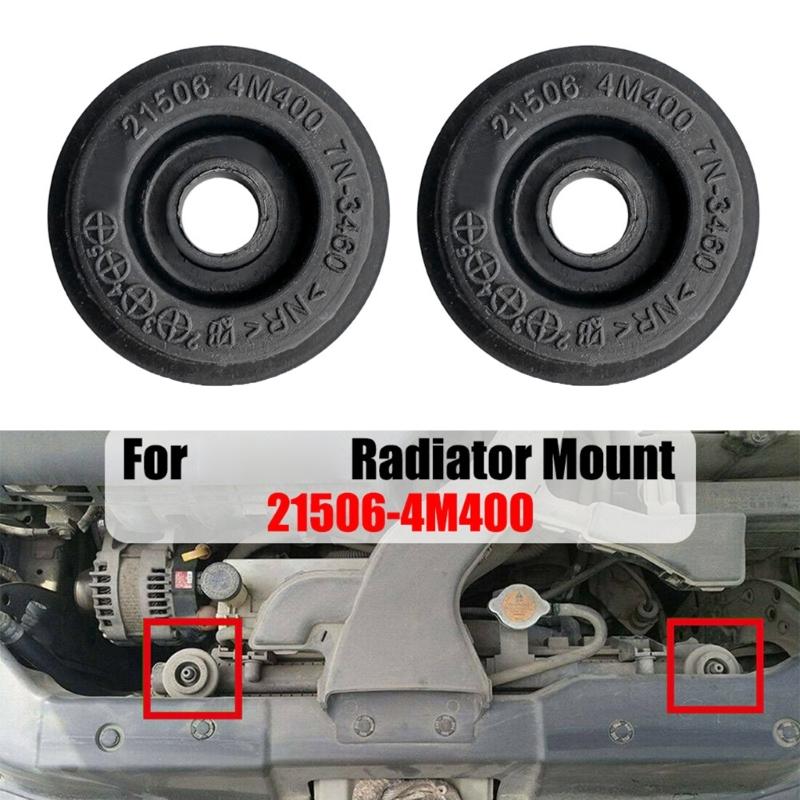 Automotive Radiator Rubber Shock Absorbers Cushion Pad 215064M400 Suitable for Enhances Stability Durability Secure Fit