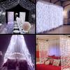 USB Curtain Lights 300 LED 8 Modes with  Control Christmas Party