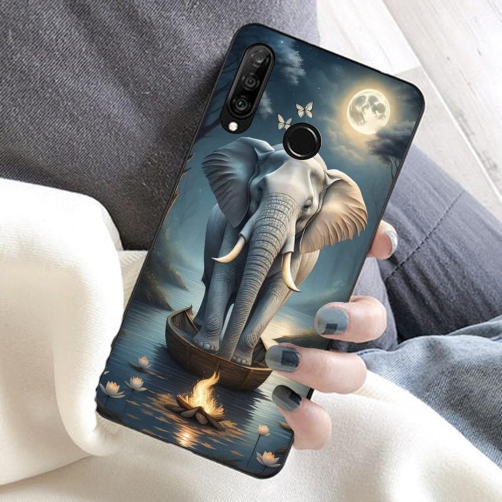 Elephant Phone Case For Huawei Honor 10 Lite 9 20 7A 9X 30 50 60 70 Pro Plus Soft Silicone Cover