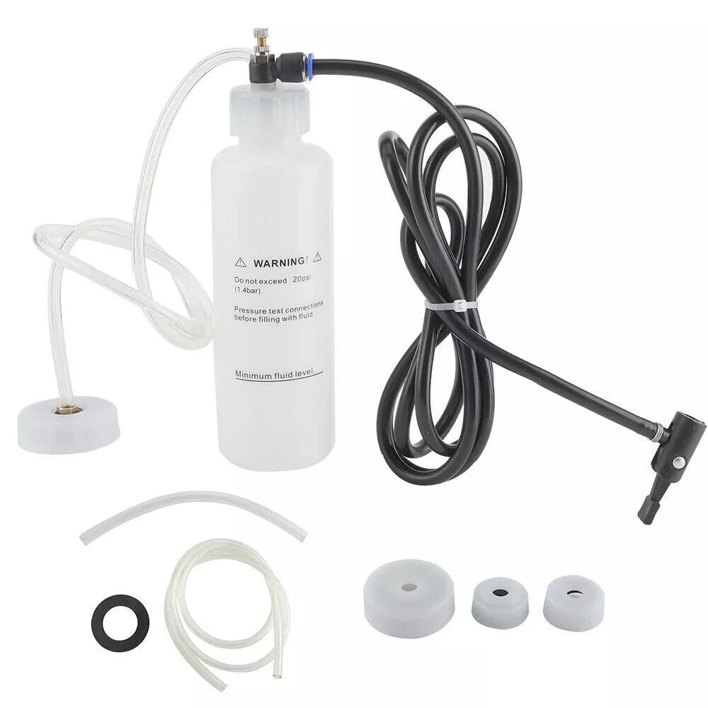 Car Brake Clutch Bleeder Tool Air Brake Vacuum Car Brake Bleeding Fluid Bleeder Kit Vacuum Pump 500ml Air Powered Tool