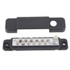 12 Terminal Waterproof Black Power Distribution Block Kit for Vehicles Tractors UTVs ATVs Trucks