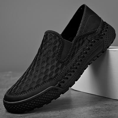 Summer Breathable Casual Men Shoes Business Mesh Shoes Men Sneakers Soft Flats Hot Sale Summer Casual Shoes Moccasins Big Size