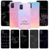 Love Yourself Flower Heart Line Kpop Phone Case for Samsung Galaxy A52 A51 A50S A12 A22 A32 A72 A10S A30S A31 A71 Note 20 Ultra