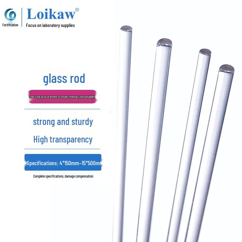 Leigu High Borosilicate Glass Stirring Rods 200mm Length