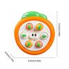 Handheld Reaction Training Toy For Kids With Cute Carrot Design And Quick Response Gameplay