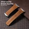 Leather Strap for Apple Watch Ultra 4 3 2 49mm Series 11 10 46mm Business Men Band for iWatch 9 8 7 45mm 6 5 4 Se 3 44mm Bracelet